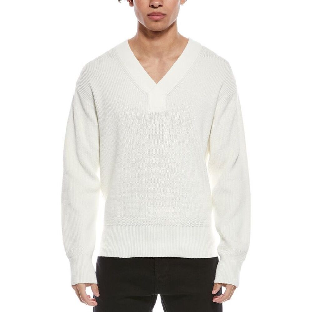 Helmut Lang Mens  Sweater, White